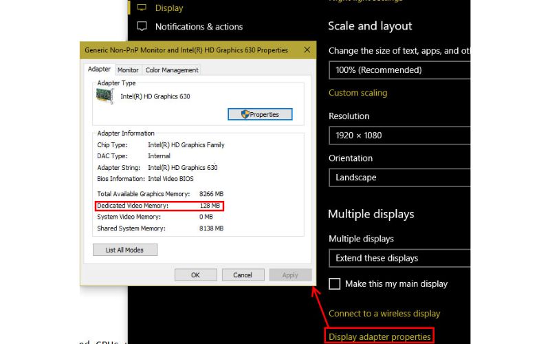 Cách kiểm tra VRAM trên máy tính của bạn