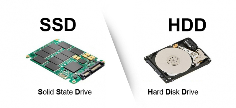 So sánh ổ cứng SSD và HDD