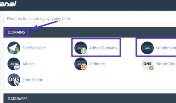 Tạo Subdomain trong cPanel