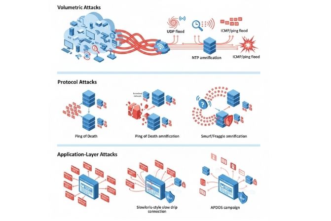 Các hình thức tấn công DDoS