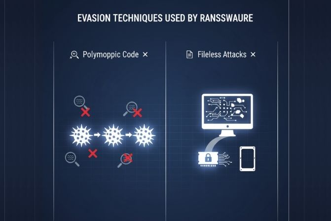 Các phương pháp ẩn mình và lẩn tránh của Ransomware
