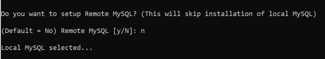 Cyberpanel Installer Step2