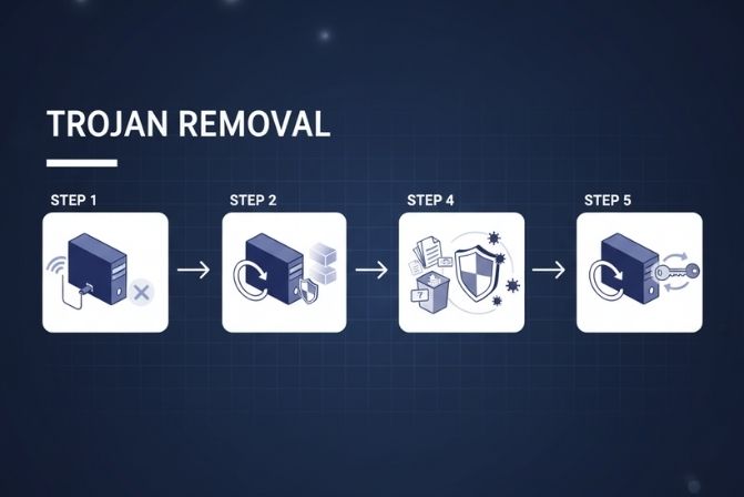 Hướng dẫn 5 bước diệt virus Trojan tận gốc
