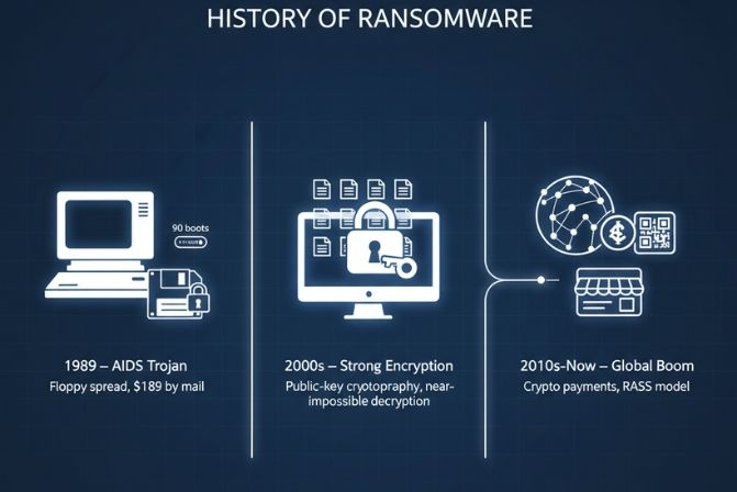 Lịch sử hình thành và phát triển của Ransomware