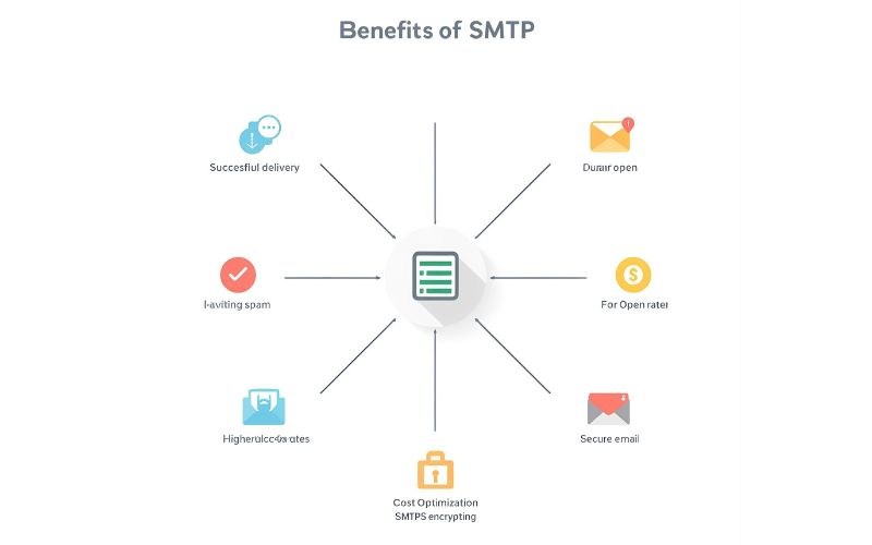 Lợi ích nổi bật của giao thức SMTP