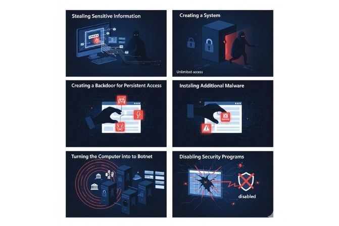 Mục đích tấn công Rootkit