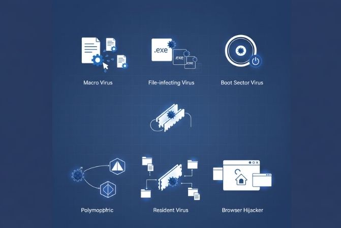 Phân loại các loại virus máy tính phổ biến