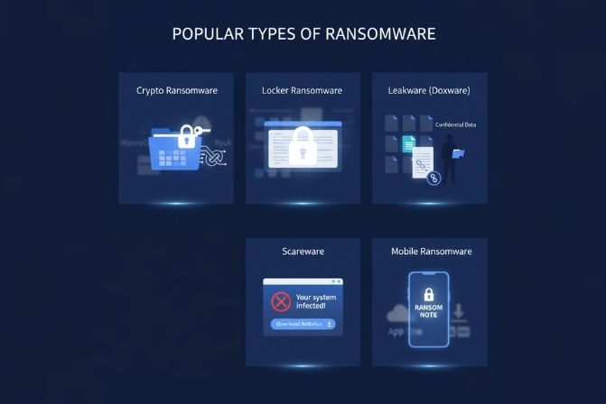 Ransomware phổ biến