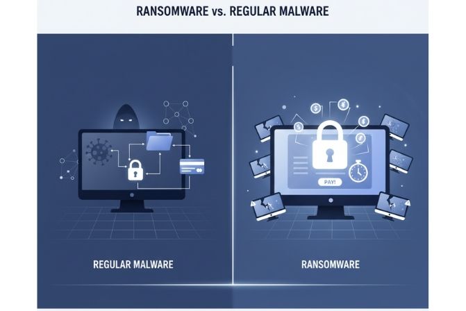 Ransomware và Virus Malware
