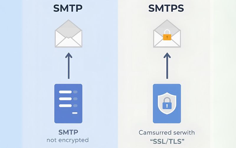 SMTPS khác gì so với SMTP thường