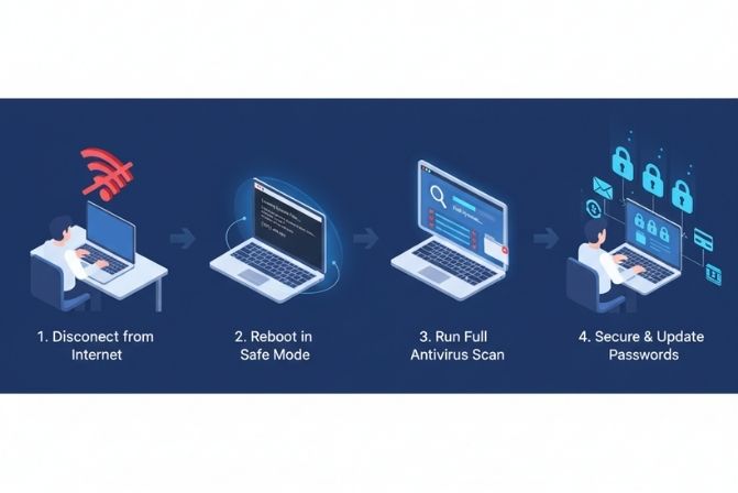 Xử lý khi nghi ngờ nhiễm Malware