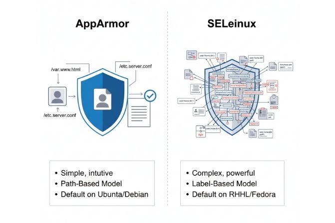 AppArmor với các giải pháp khác