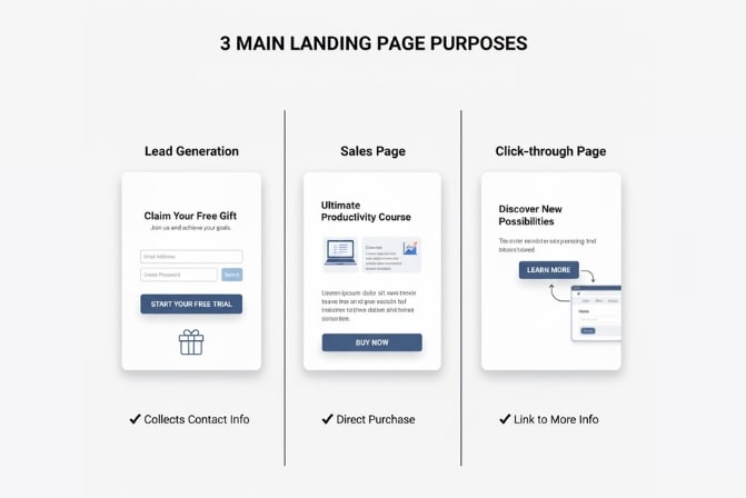 Các loại Landing Page