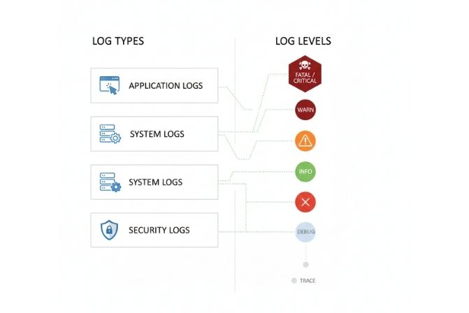 Các loại Log và phân cấp mức độ Log