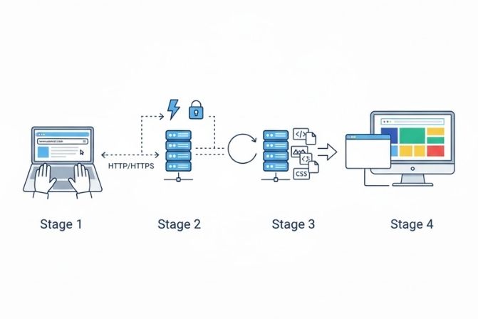 Cách trình duyệt web hoạt động