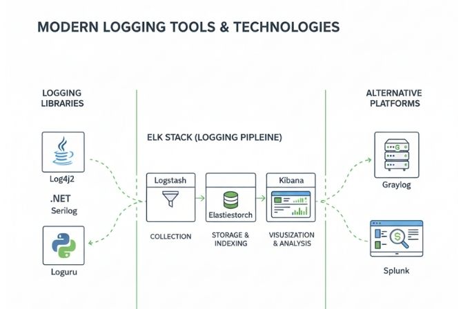 Công cụ và công nghệ hỗ trợ Logging hiện nay