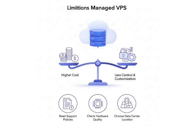 Hạn chế và lưu ý khi dùng Managed VPS