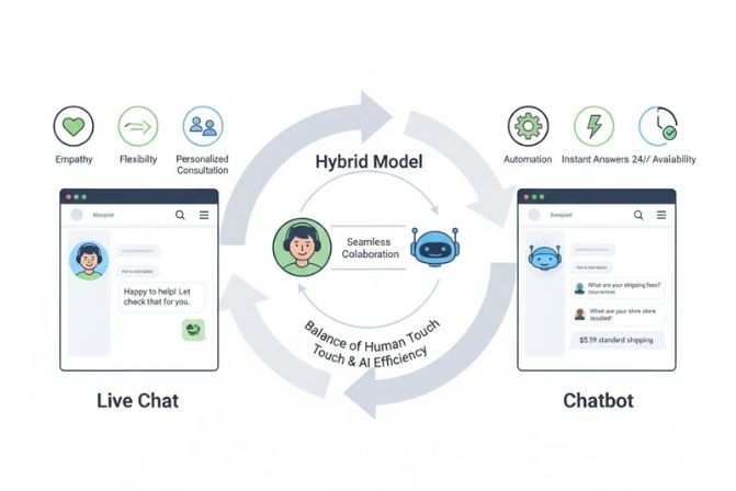 Live Chat vs Chatbot