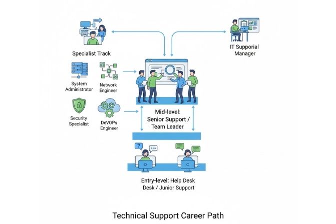 Lộ trình ngành Technical Support