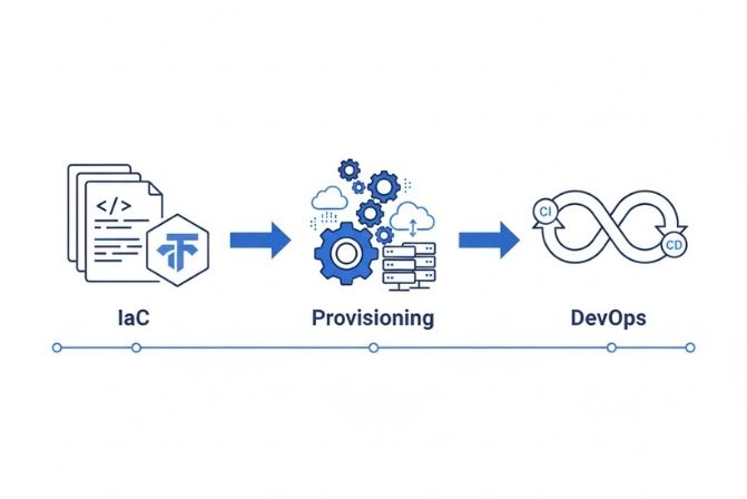 Mối quan hệ giữa Provisioning, IaC và DevOps