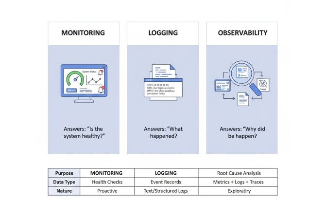 Monitoring, Logging và Observability