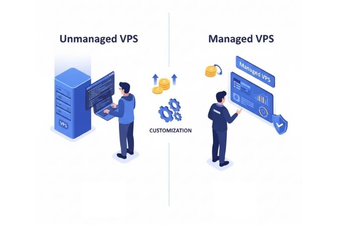 So sánh Unmanaged VPS và Managed VPS