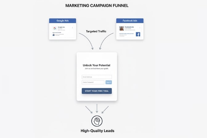 Vai trò Landing Page