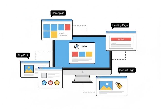 Ví dụ về các loại trang web thường gặp