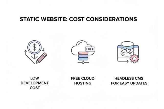 Chi phí và các vấn đề Static Web