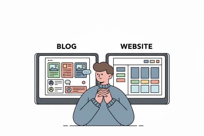 Phân biệt Blog và Website